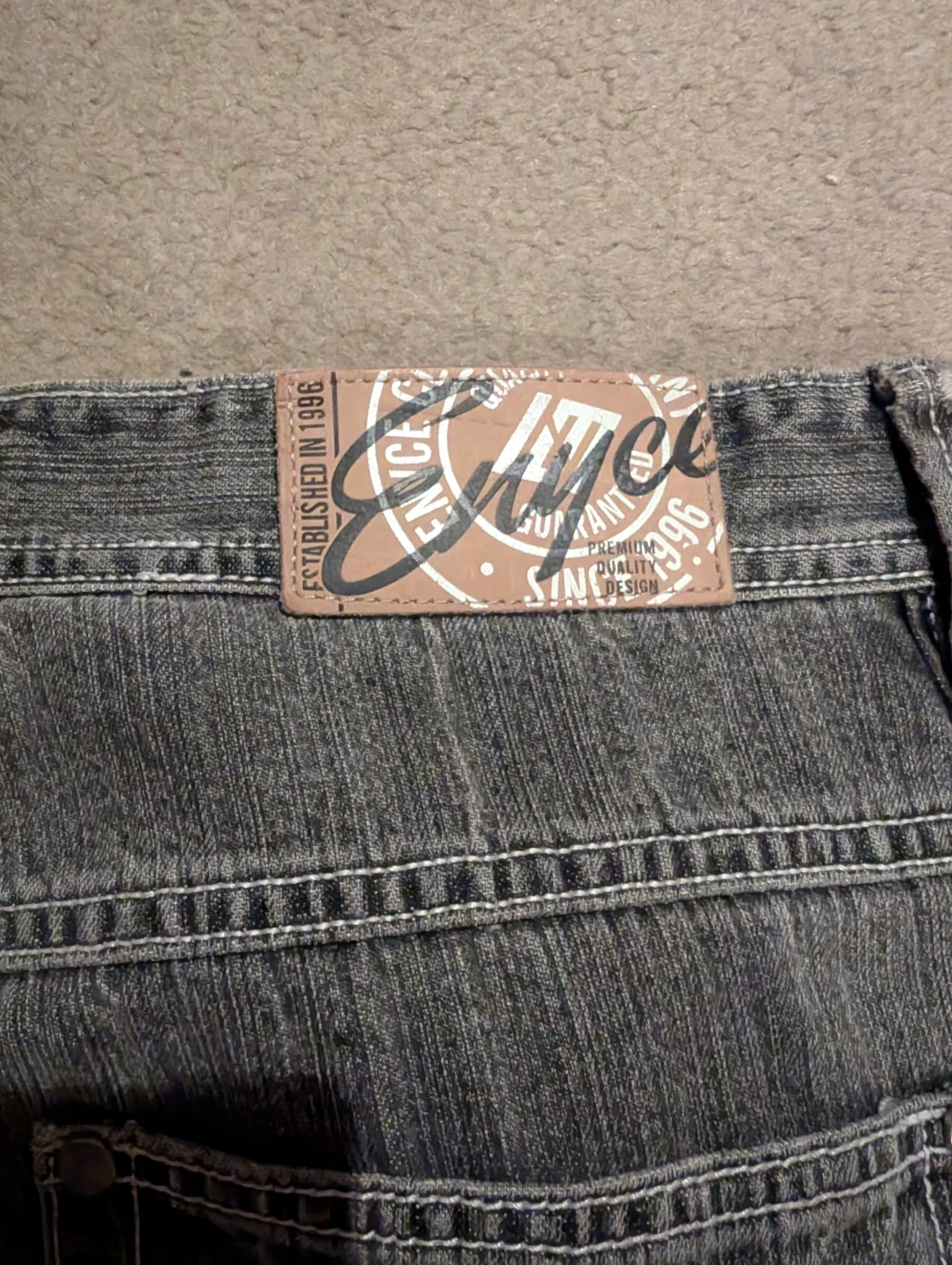 Enyce Grey Wash Denim Jeans - photo 2