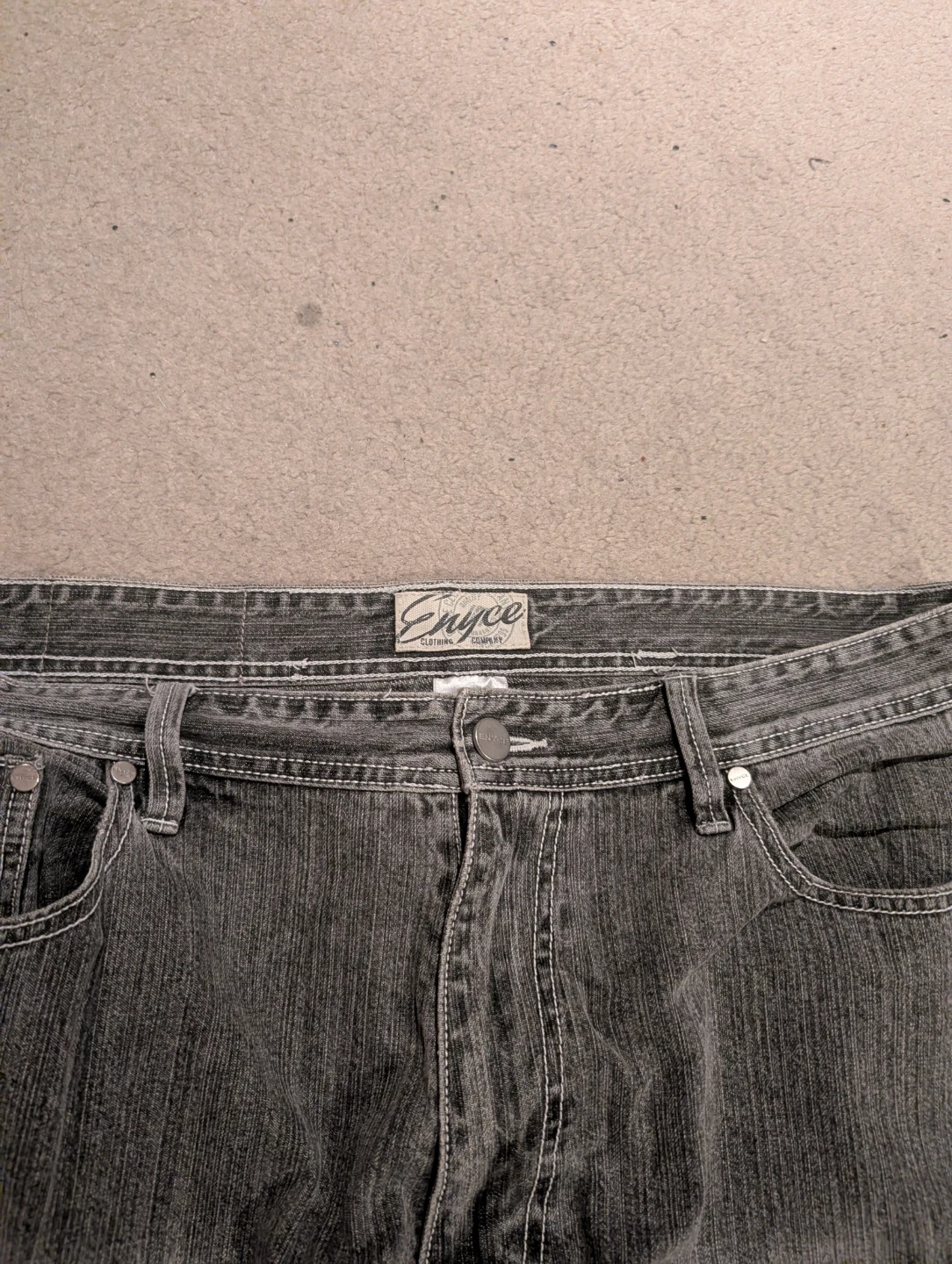 Enyce Grey Wash Denim Jeans - photo 5