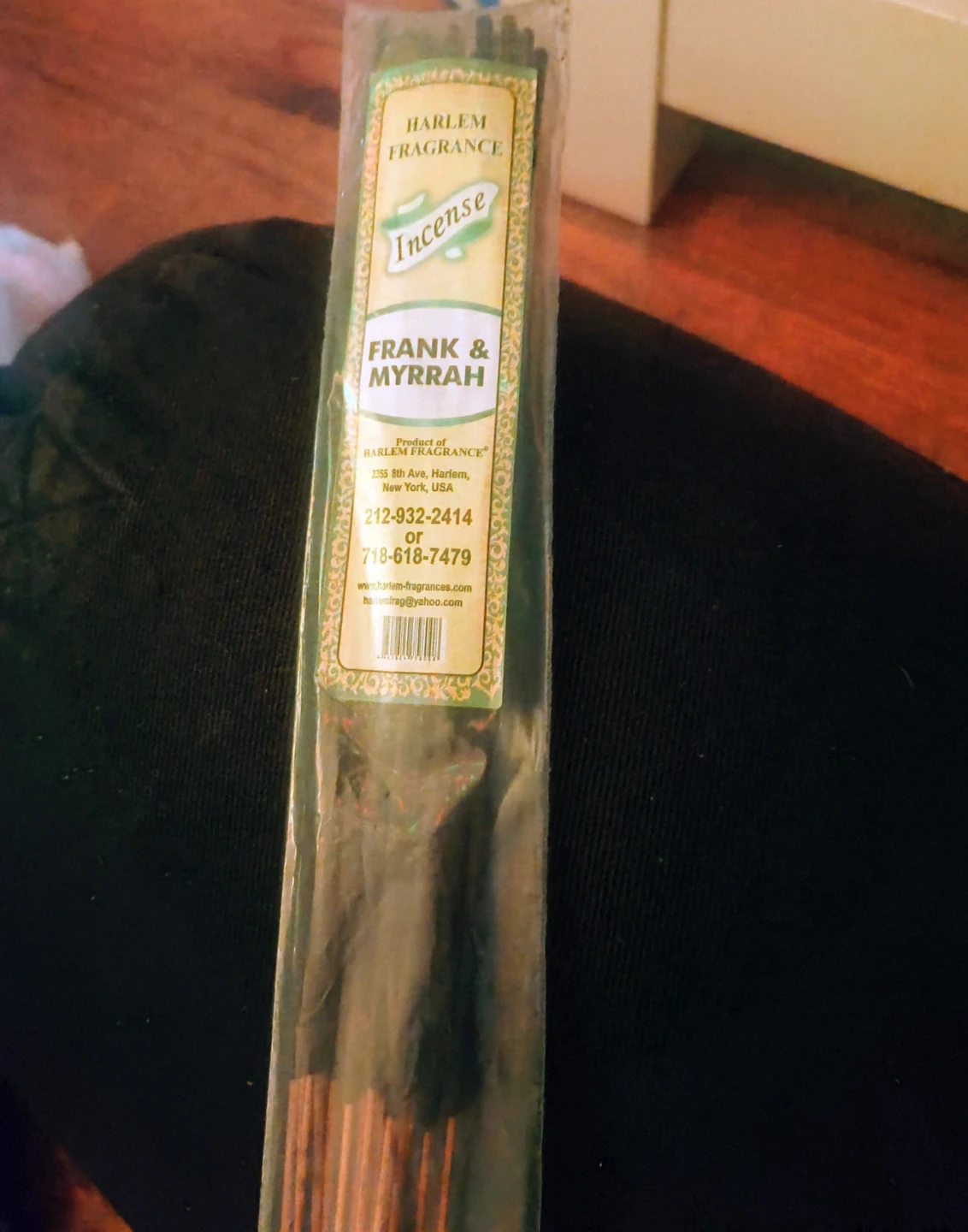 Harlem Fragrance Frank & Myrrh Incense Sticks