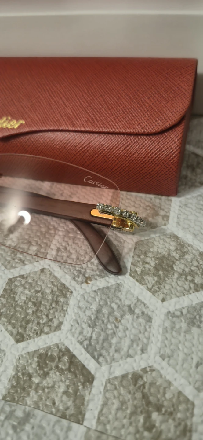 Cartier Rimless Sunglasses with Case and Box - photo 4