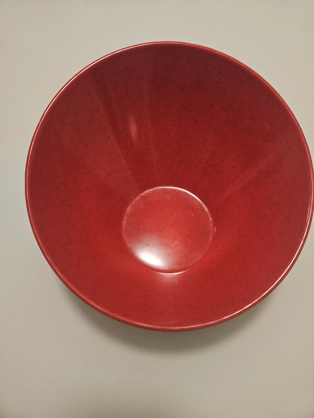 Red Melamine Angled Serving Bowl - photo 2