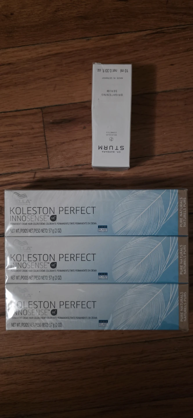 Dr. Barbara Sturm Brightening Serum & Wella Koleston