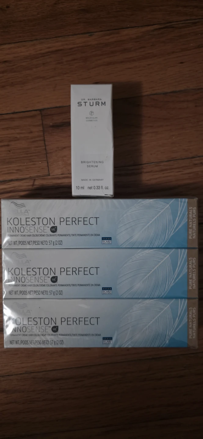 Dr. Barbara Sturm Brightening Serum & Wella Koleston - photo 2