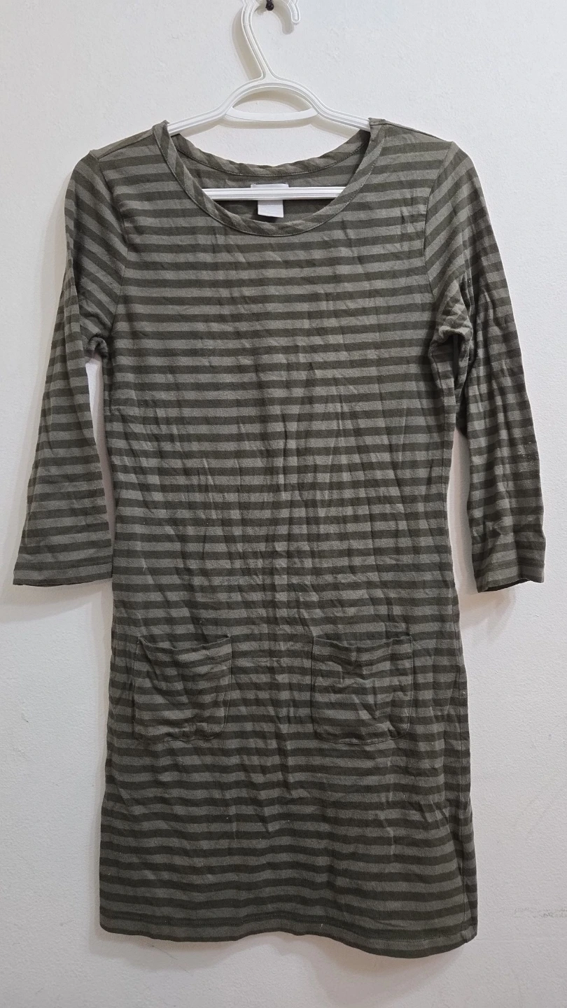 COS Striped 3/4 Sleeve Dress
