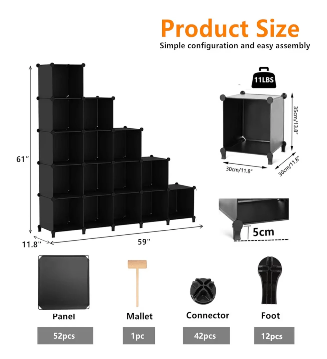 Cube Storage Organizer - photo 3