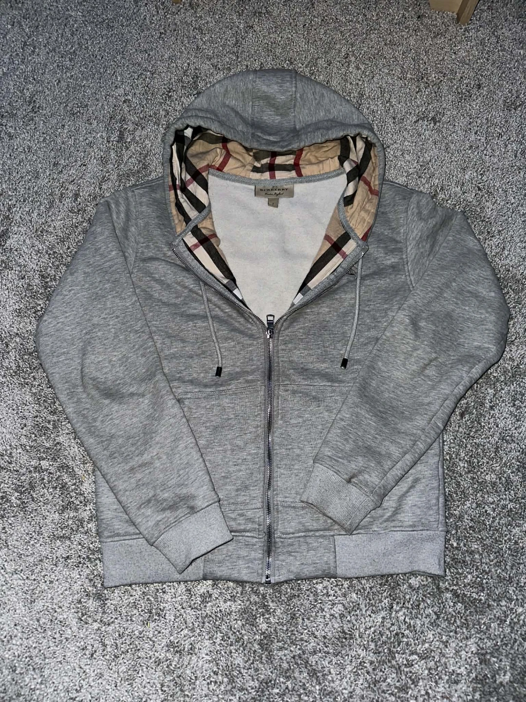 Burberry Zip-Up Hoodie