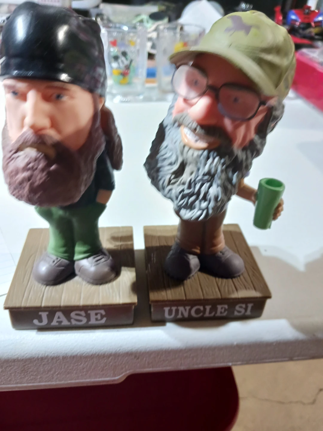 Duck Dynasty Jase and Uncle Si Bobbleheads