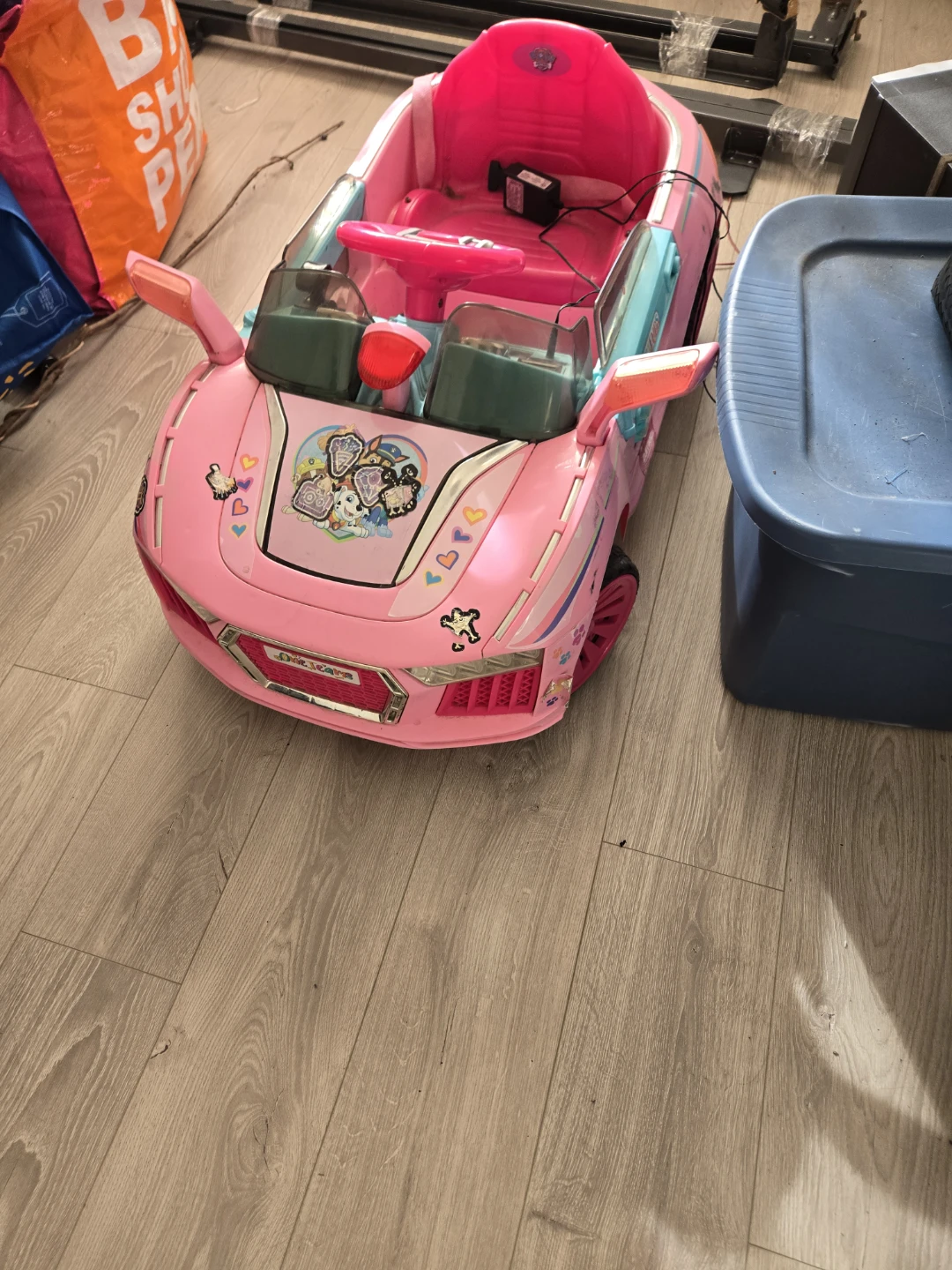 Pink Ride-On Car for Kids