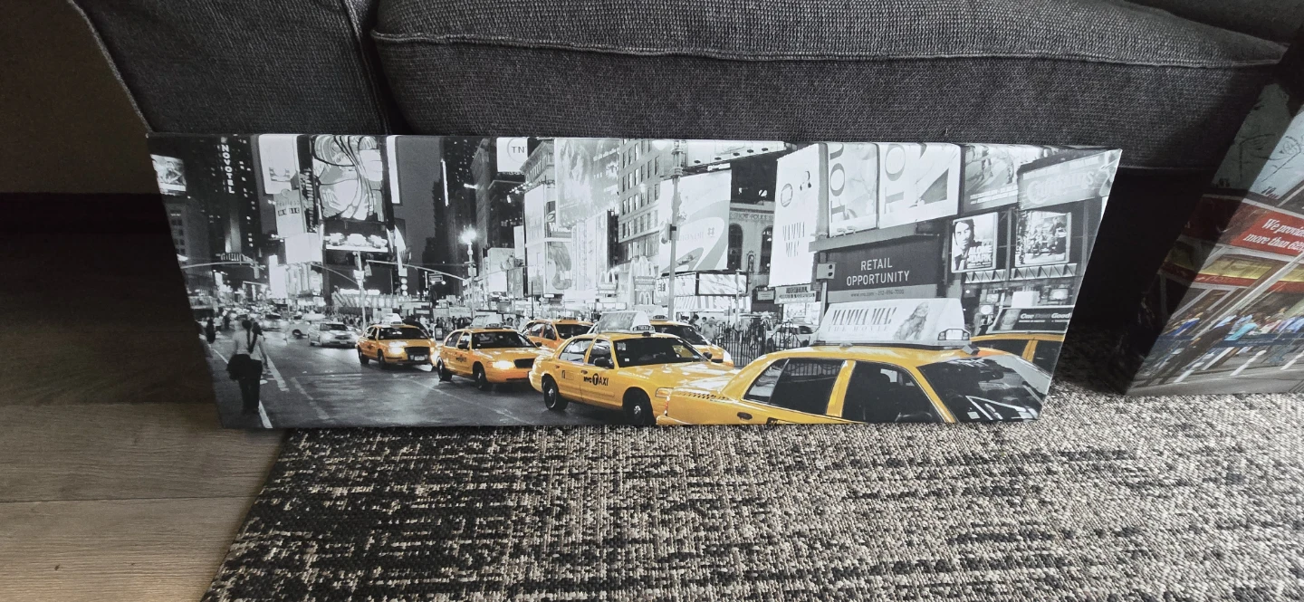 New York City Taxi Canvas Wall Art