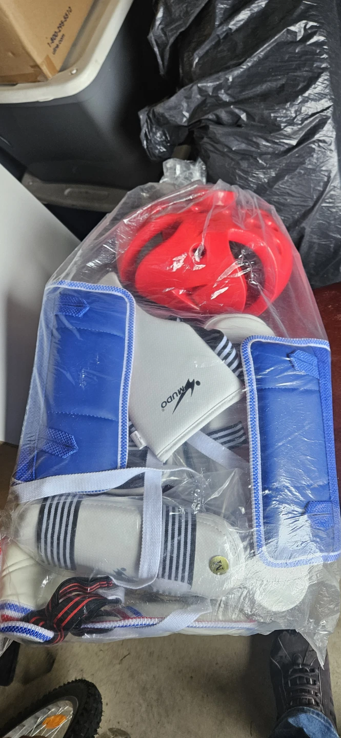 Mudo Taekwondo Gear Set - White/Blue/Red