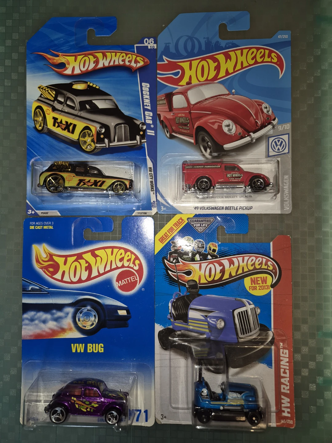 Hot Wheels Die-Cast Cars (4-Pack)