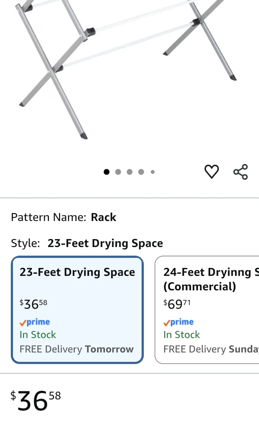 Honey-Can-Do Folding Clothes Drying Rack 42-inch - photo 4
