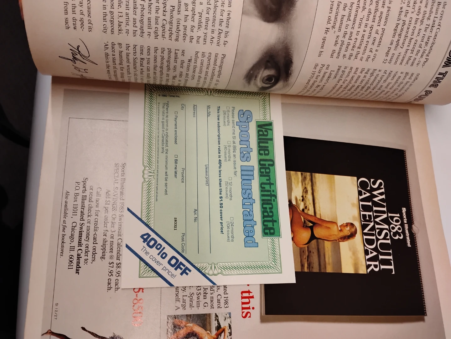 Wayne Gretzky Sportsman of the Year magazine 1983! - photo 3