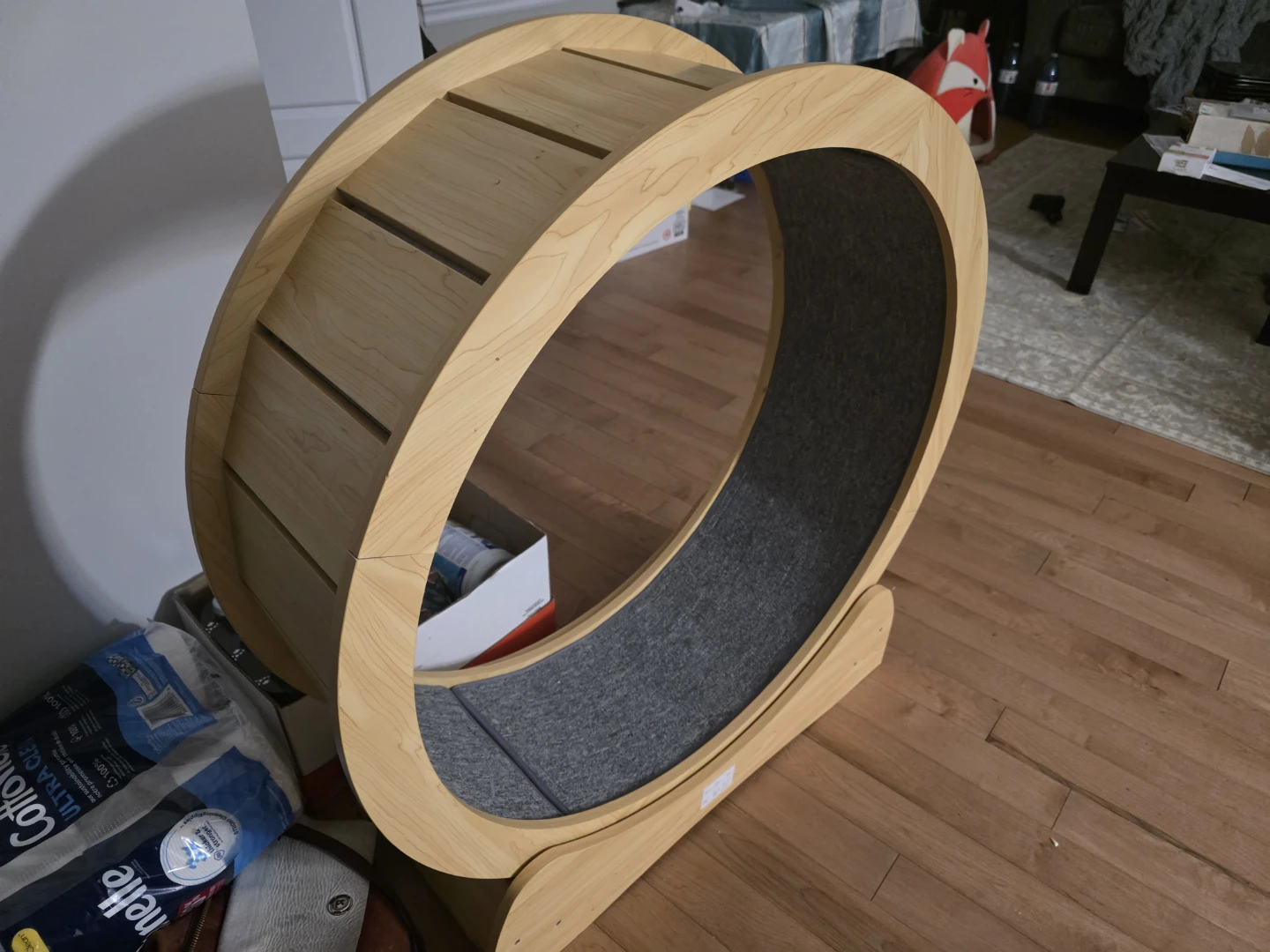 Wooden Cat Wheel