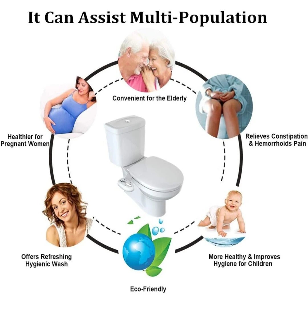 Bidet,PowerDoF EB8601 Self Cleaning Nozzle Hot&Cold Fresh ... - photo 4