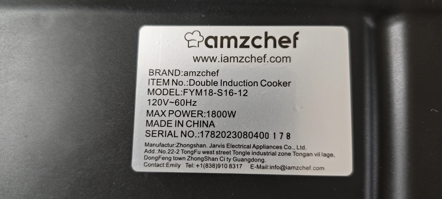 Iamzchef Double Induction Cooker FYM18-S16-12 - photo 5