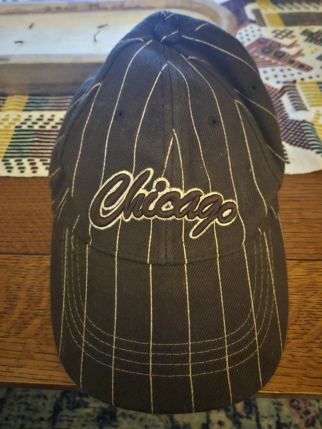 Chicago Windy City Pinstripe Baseball Cap