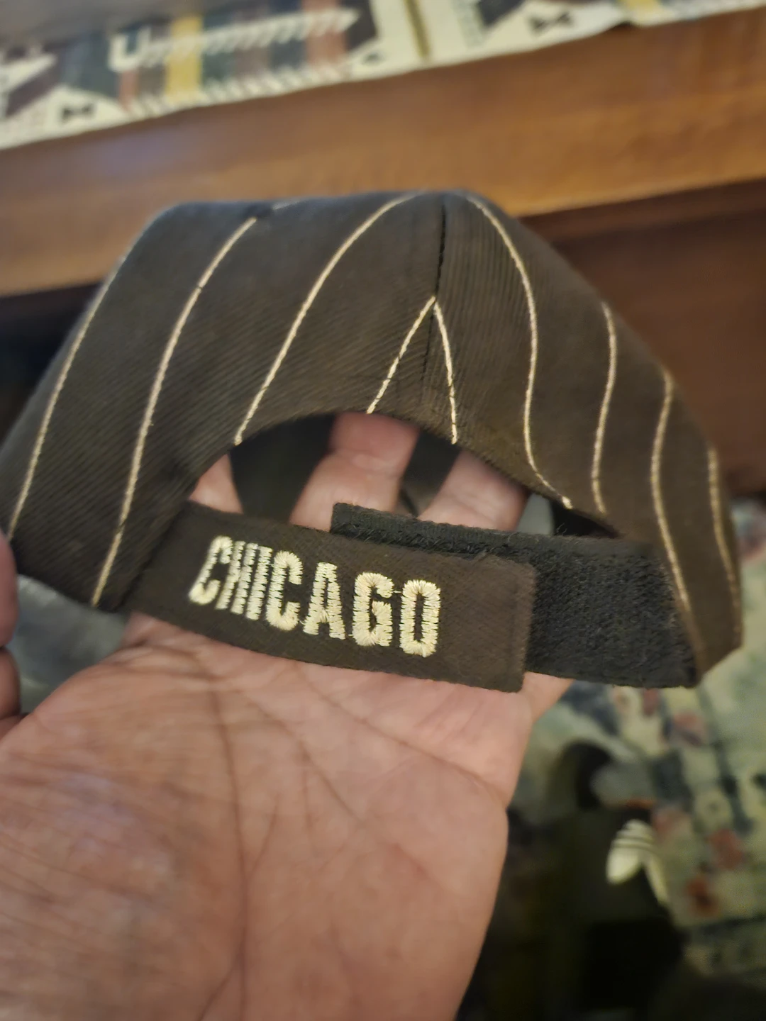 Chicago Windy City Pinstripe Baseball Cap - photo 3
