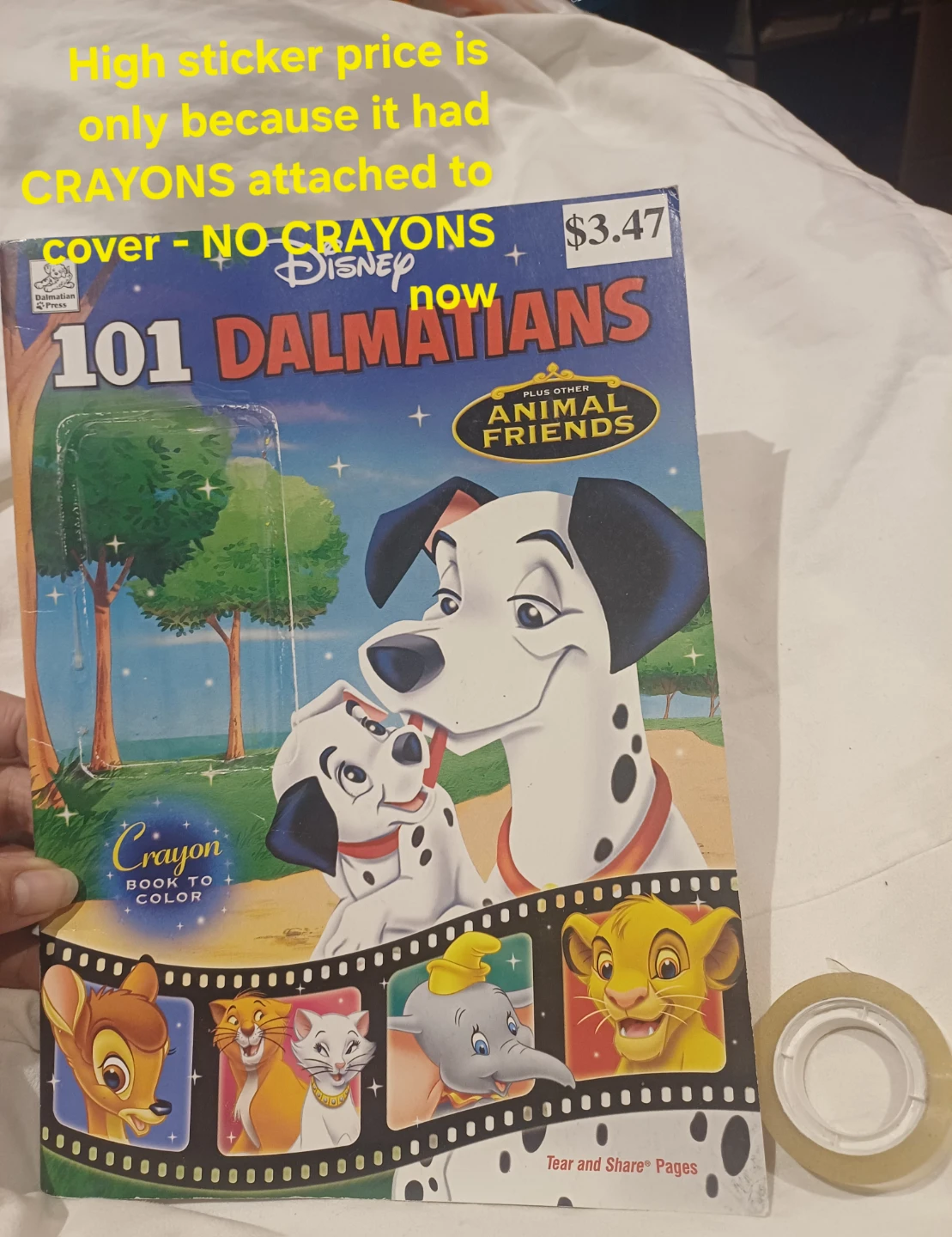 FREE Disney 101 Dalmatians and Friends Colouring Book