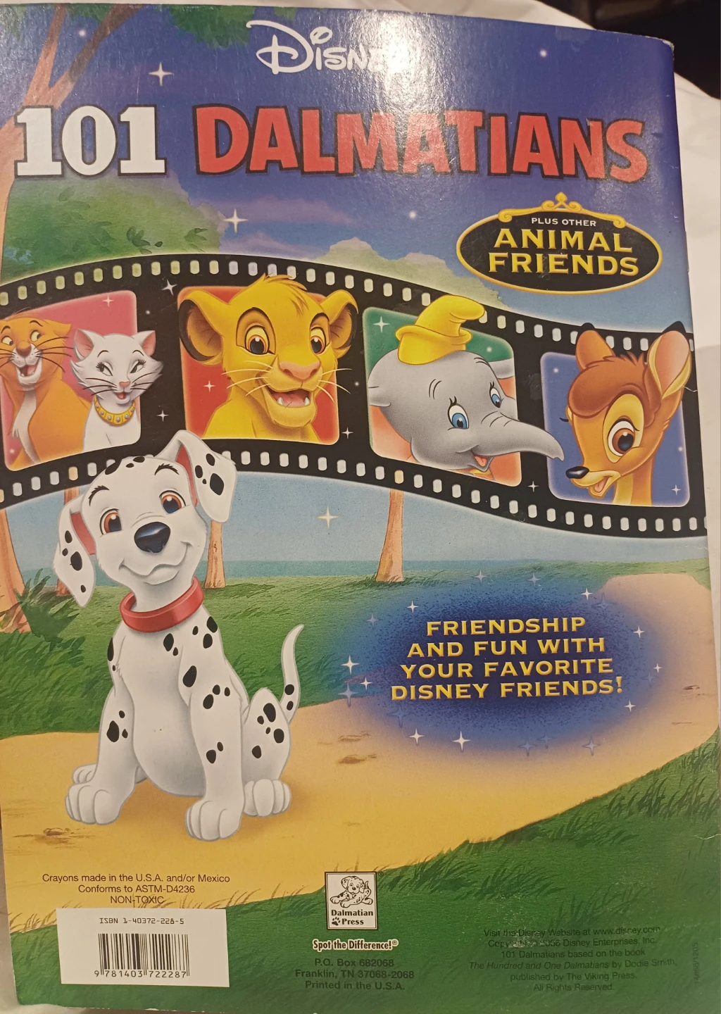 FREE Disney 101 Dalmatians and Friends Colouring Book - photo 2