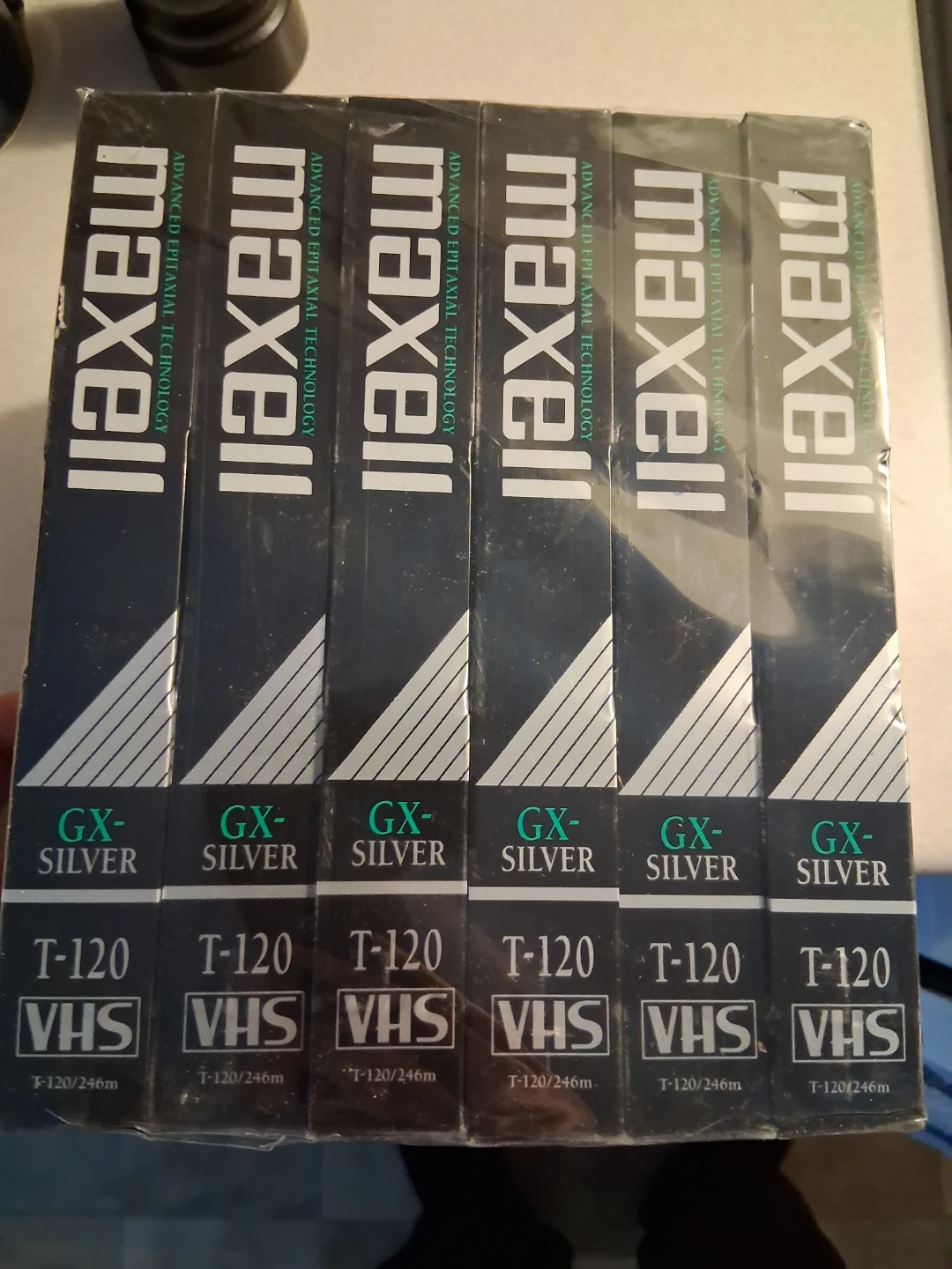 Maxell GX-Silver T-120 VHS Tapes (6 Pack)