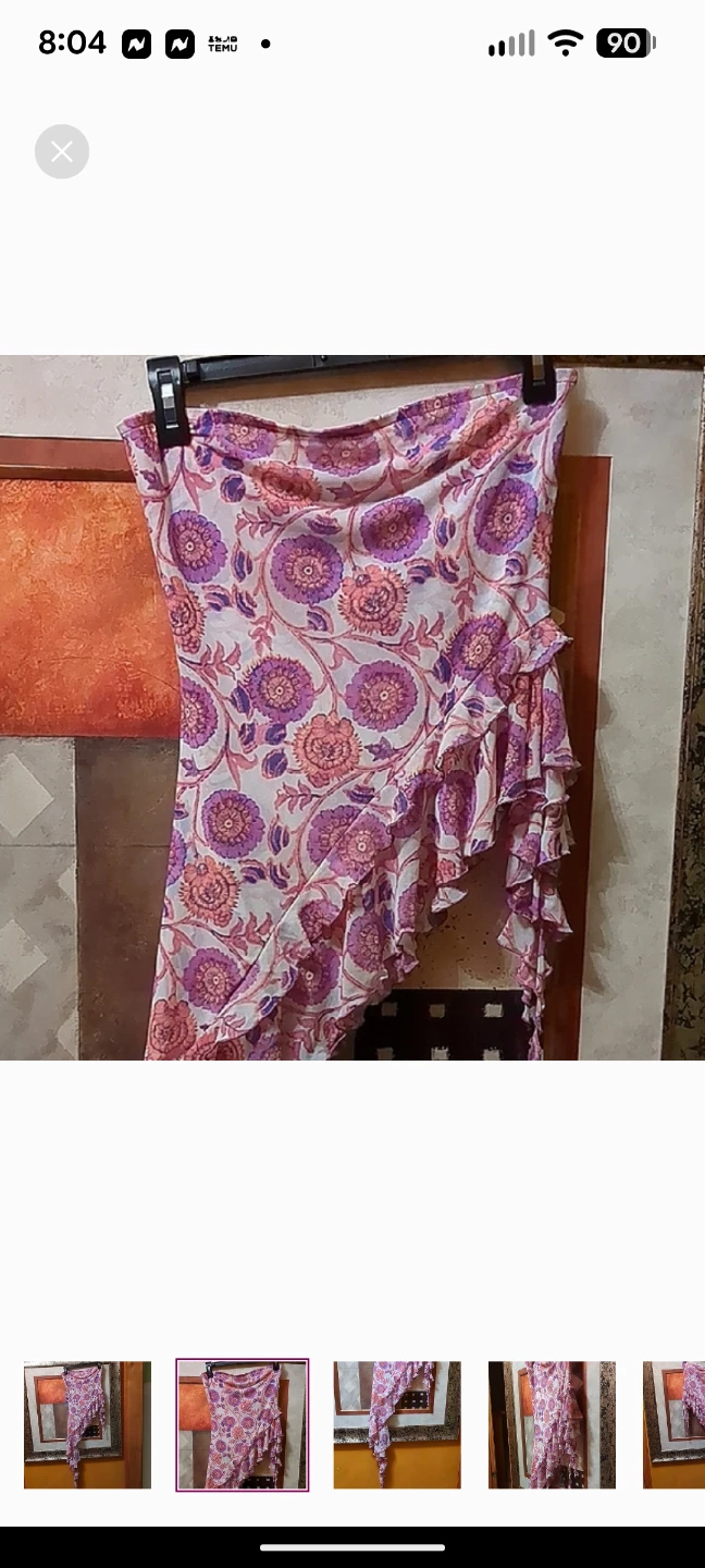 Free People Asymmetrical Ruffled Resort Blouse - photo 2