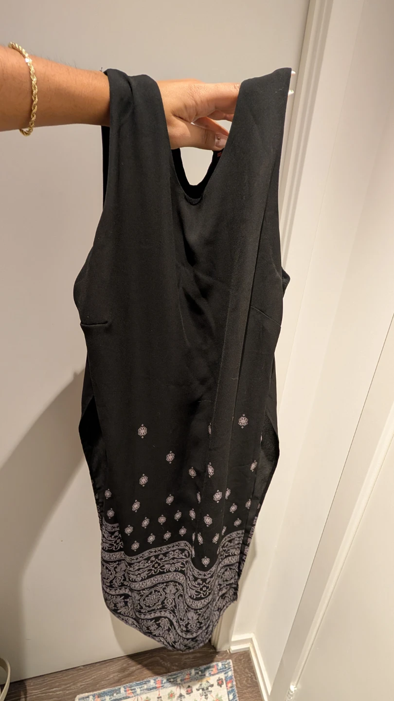Bershka Black Sleeveless Blouse with Split back - photo 5