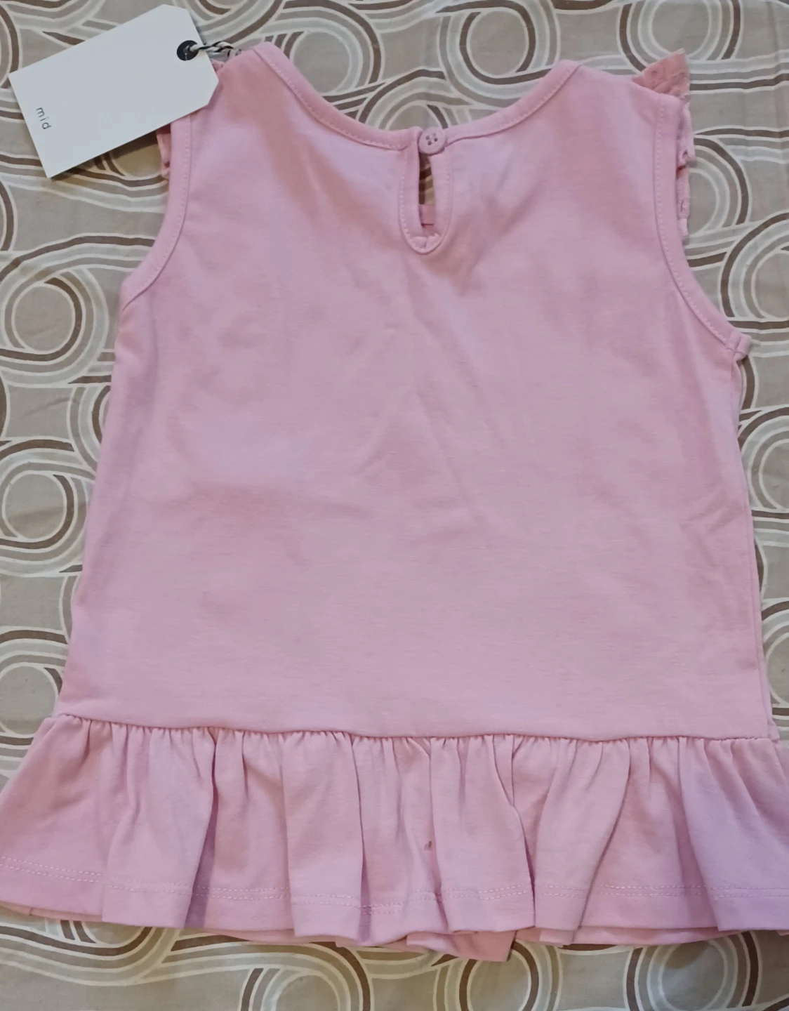 Pink Toddler Girl's Ruffle Dress - Size Medium - photo 3