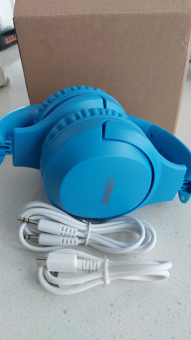 KUMQAI Bluetooth Headphones - Blue