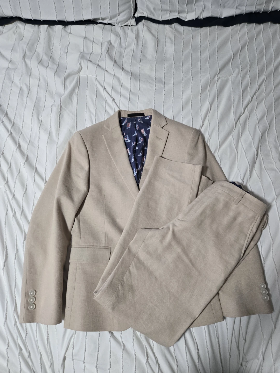 Lauren Ralph Lauren Linen-Blend Suit Jacket and Pants