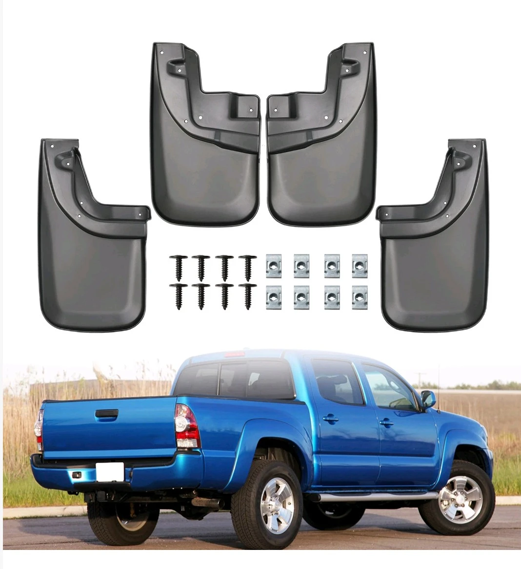 Xukey Mud Flaps for Toyota Tacoma