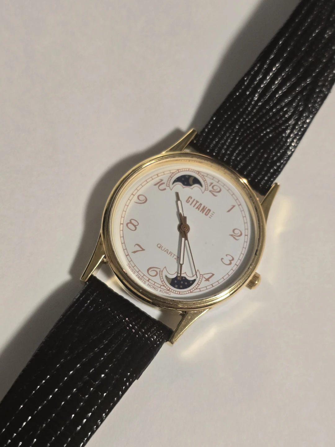 31.2mm Gitano Moon and Stars Quartz Watch NEW BATTERY - photo 4