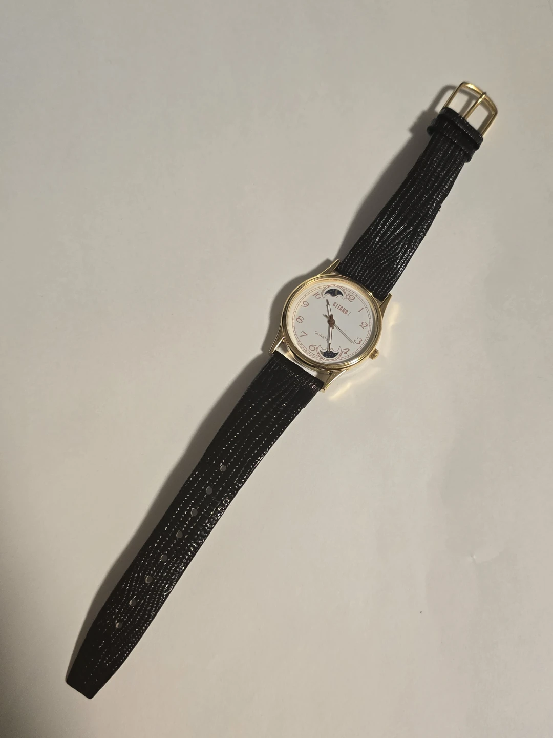 31.2mm Gitano Moon and Stars Quartz Watch NEW BATTERY - photo 5