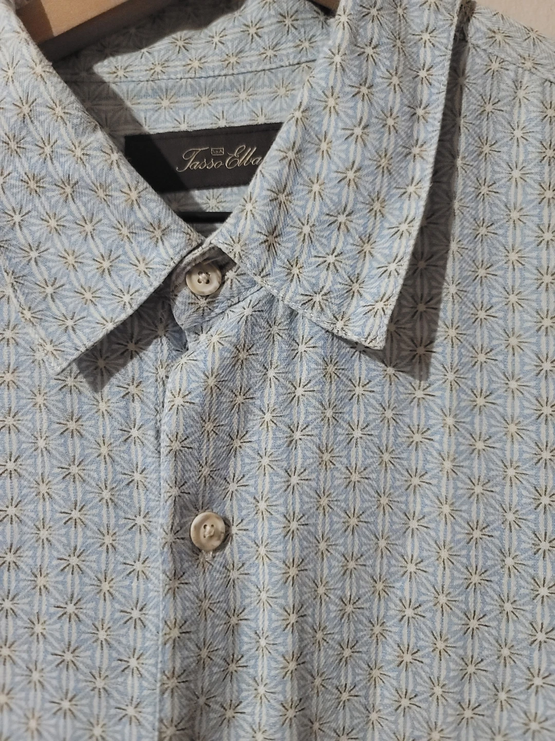 Tasso Elba Silk Linen Blend Button Coastal Mediterranean Sz XXL - photo 4