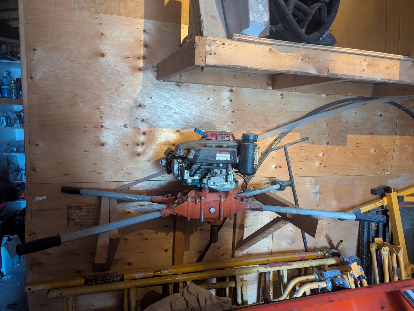 Two man fence post Auger