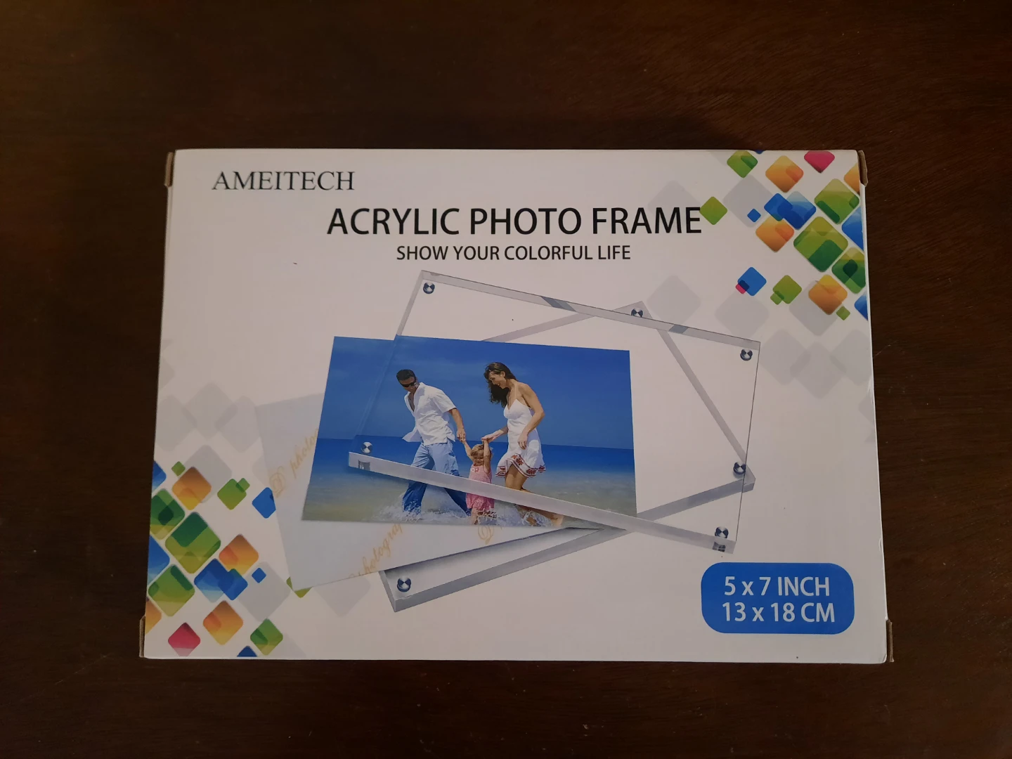 Ameitech Acrylic Photo Frame 5x7 Inch