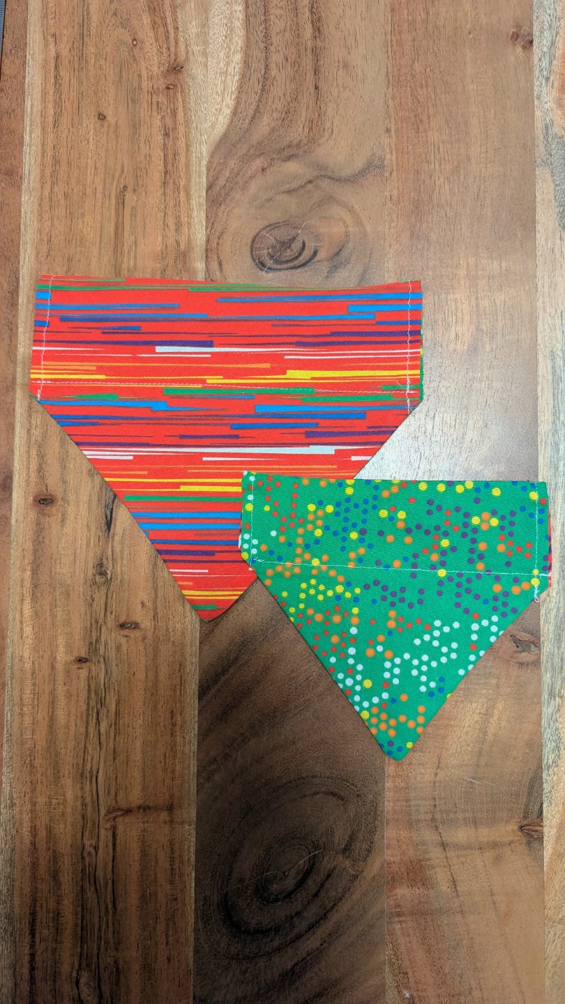 Hand Sewn Dog Bandanas - Assorted Prints