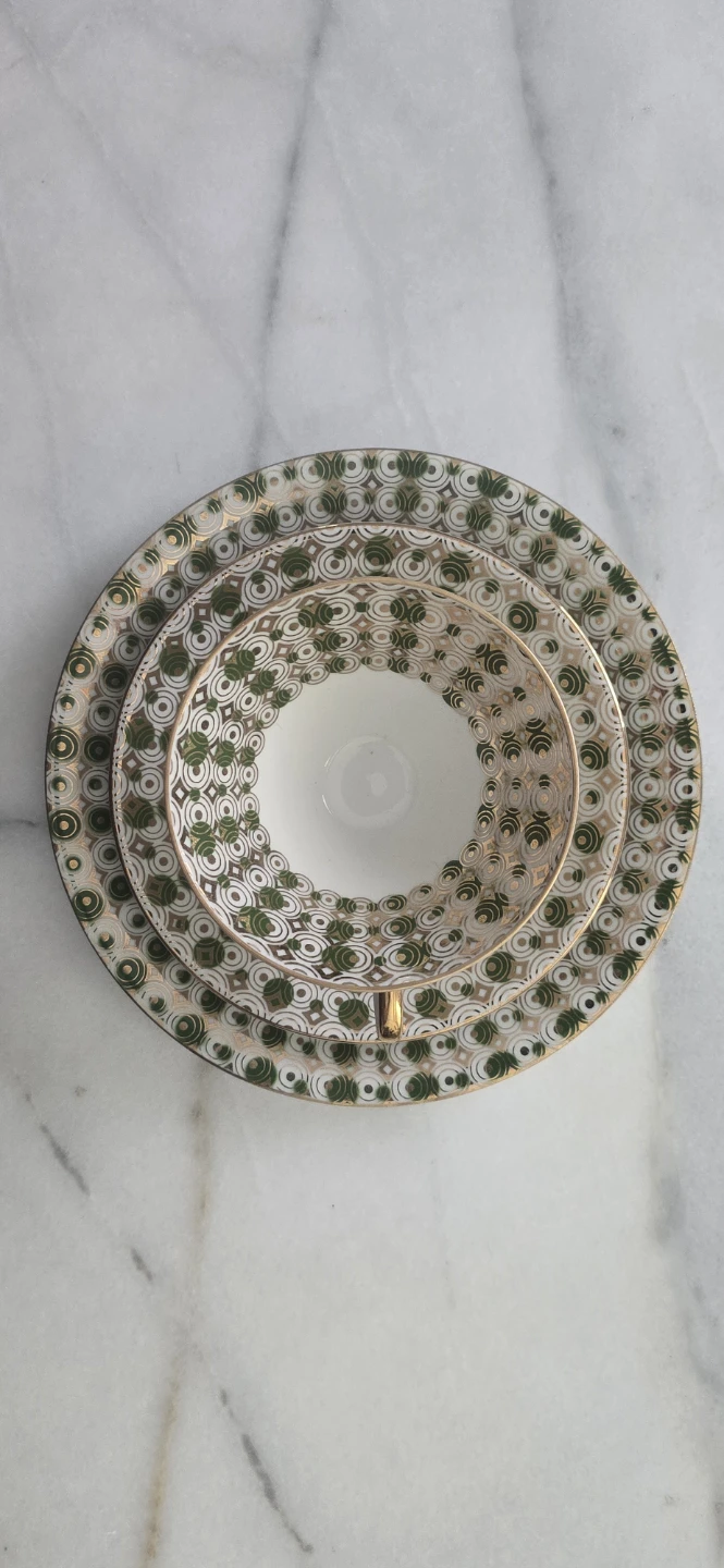 Winterling Bavaria Teacup Saucer and Side Plate Set - photo 2