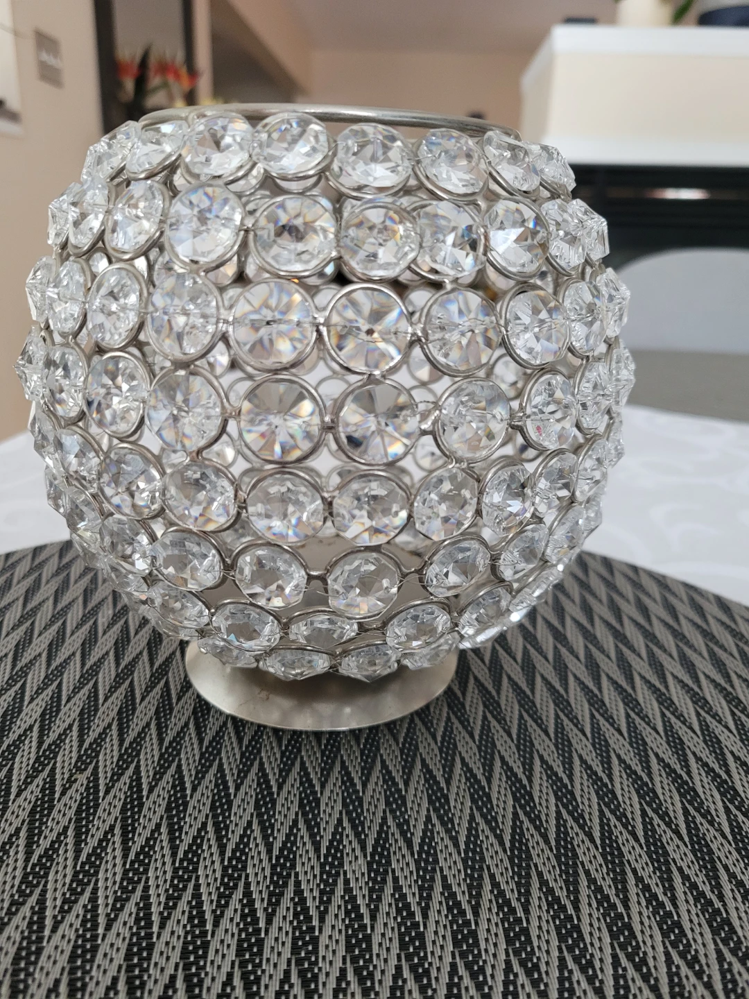 Decorative Crystal Candle Holder
