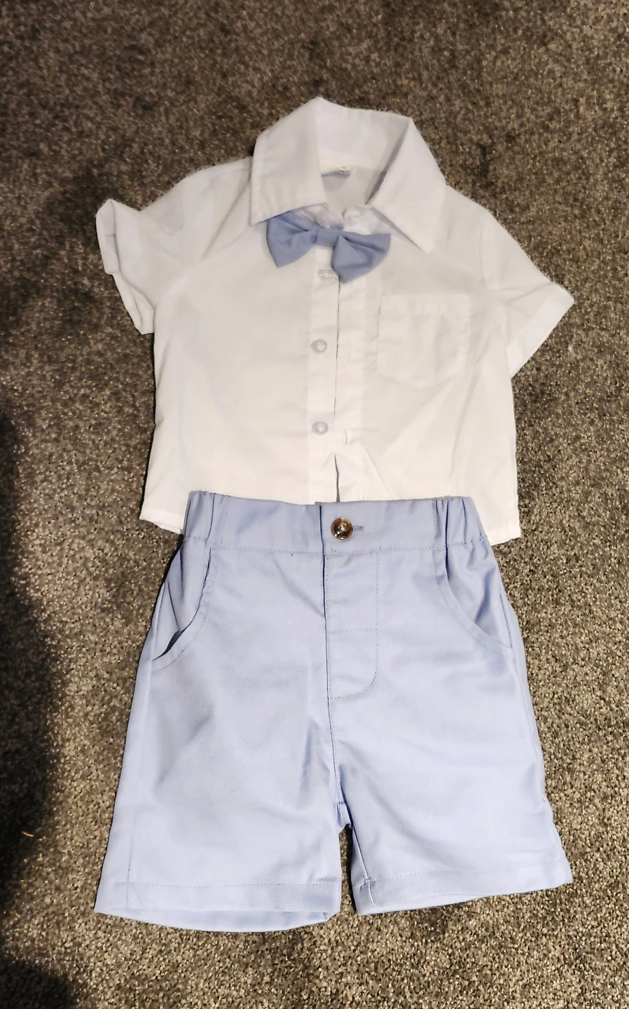 Baby Boy Outfit with Bowtie - 6-9 Months