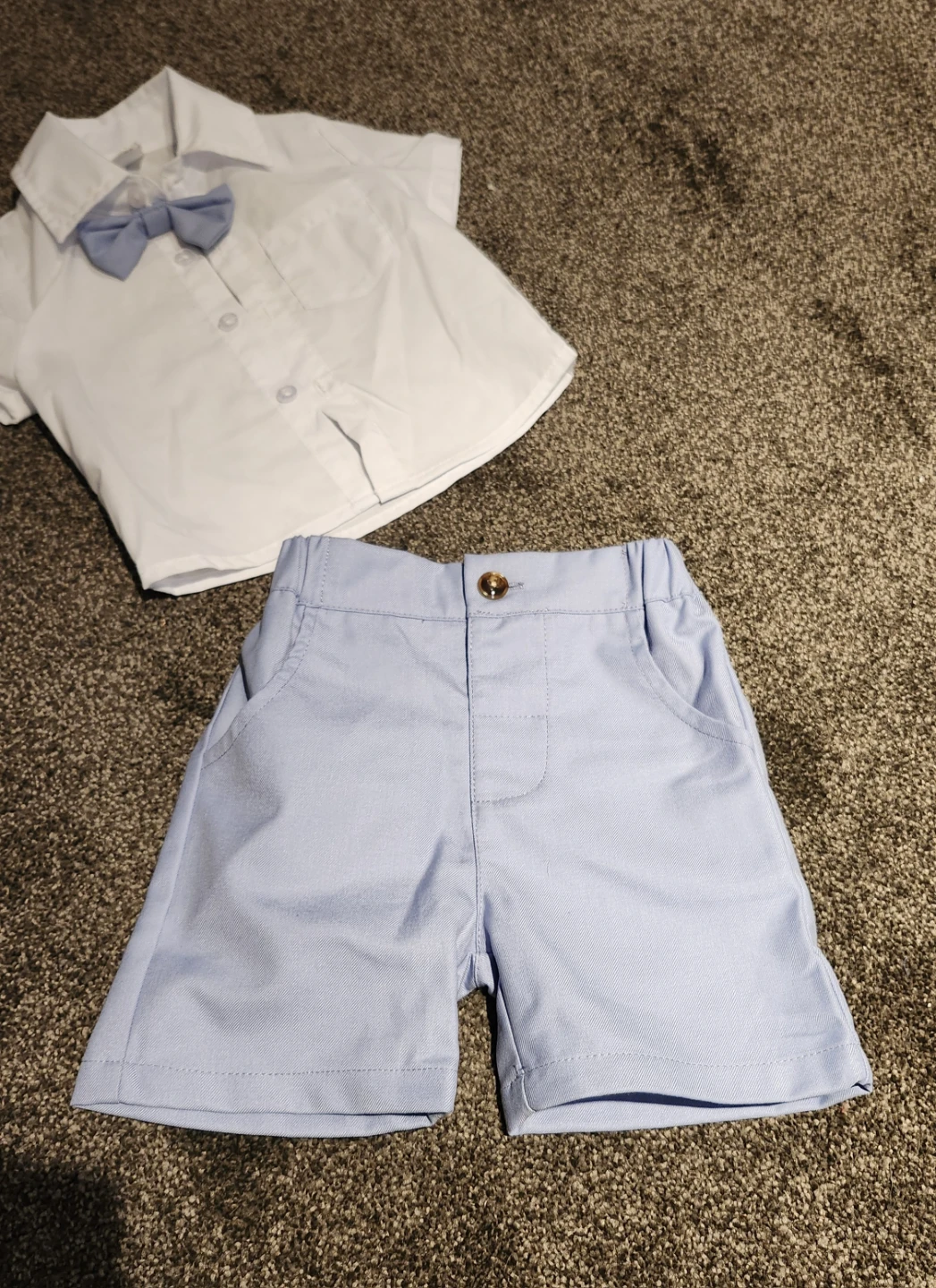 Baby Boy Outfit with Bowtie - 6-9 Months - photo 2