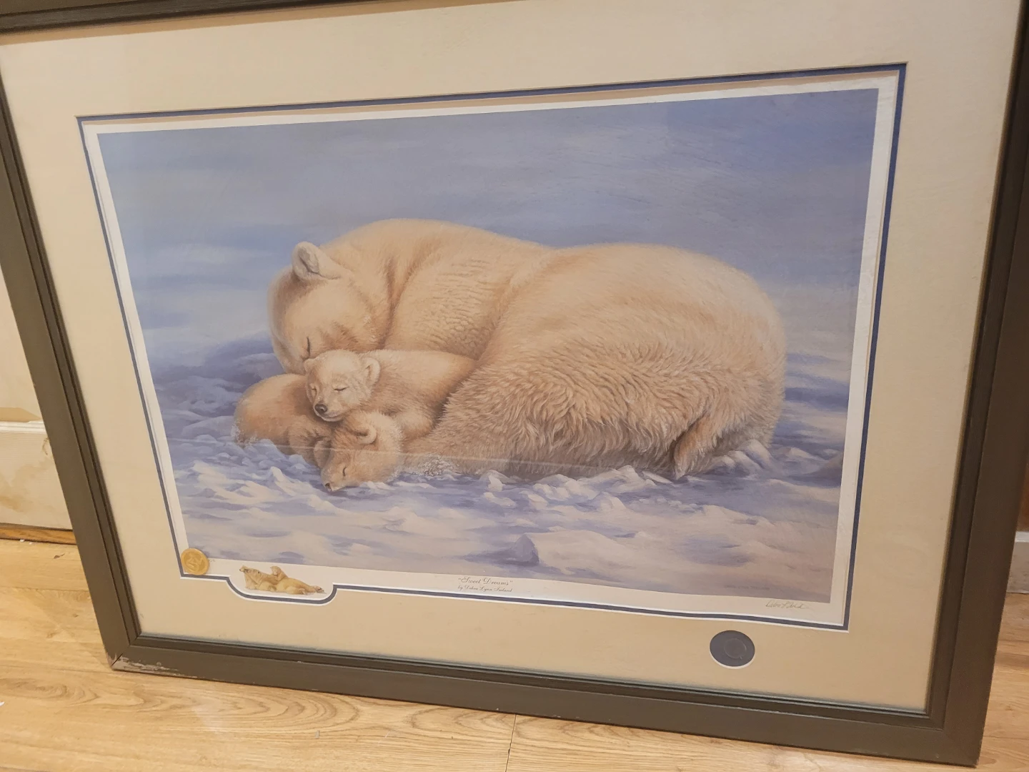 Framed Art Print - "Polar Dreams" by Robert Bateman - photo 2