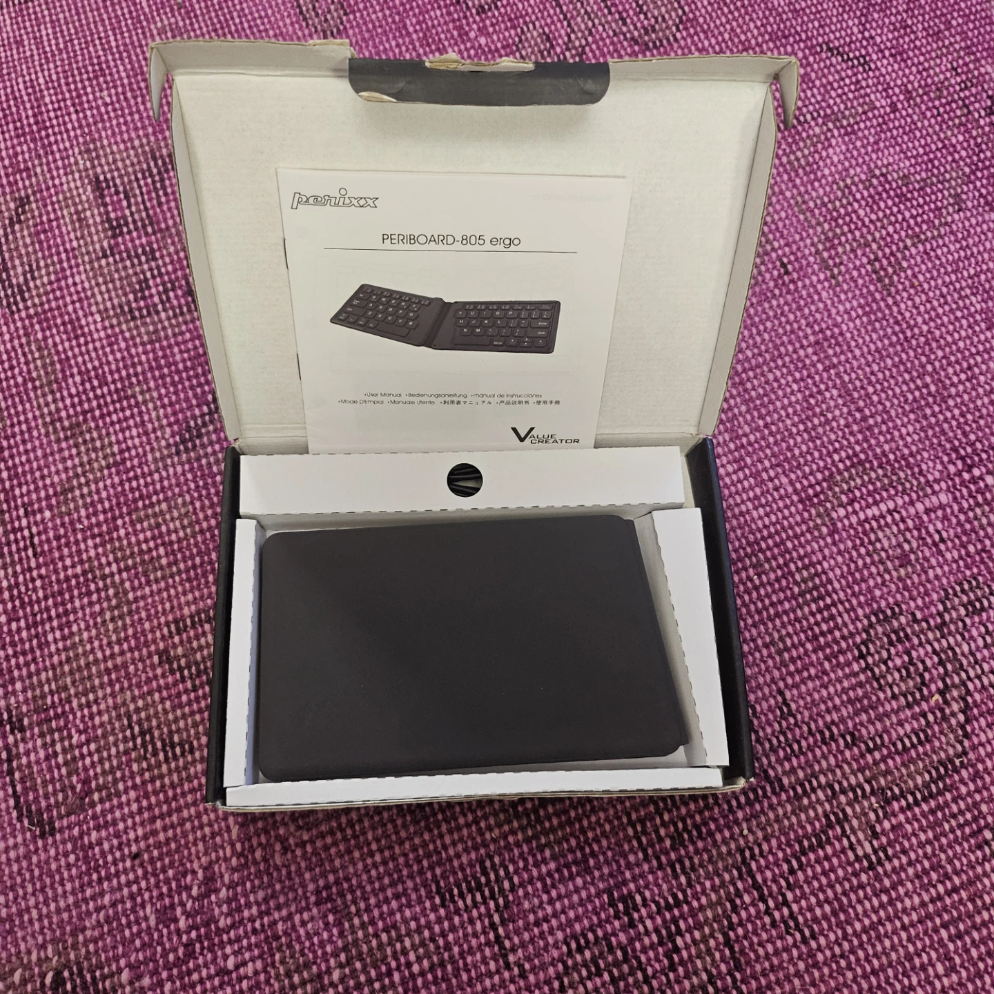 Perixx PERIBOARD-805 ERGO Foldable Bluetooth Keyboard - photo 2