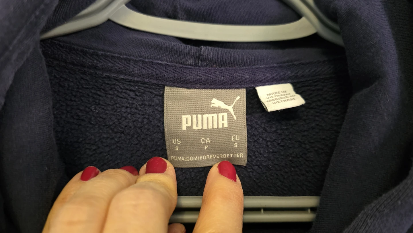 Puma Navy Blue Hoodie size Small - photo 2