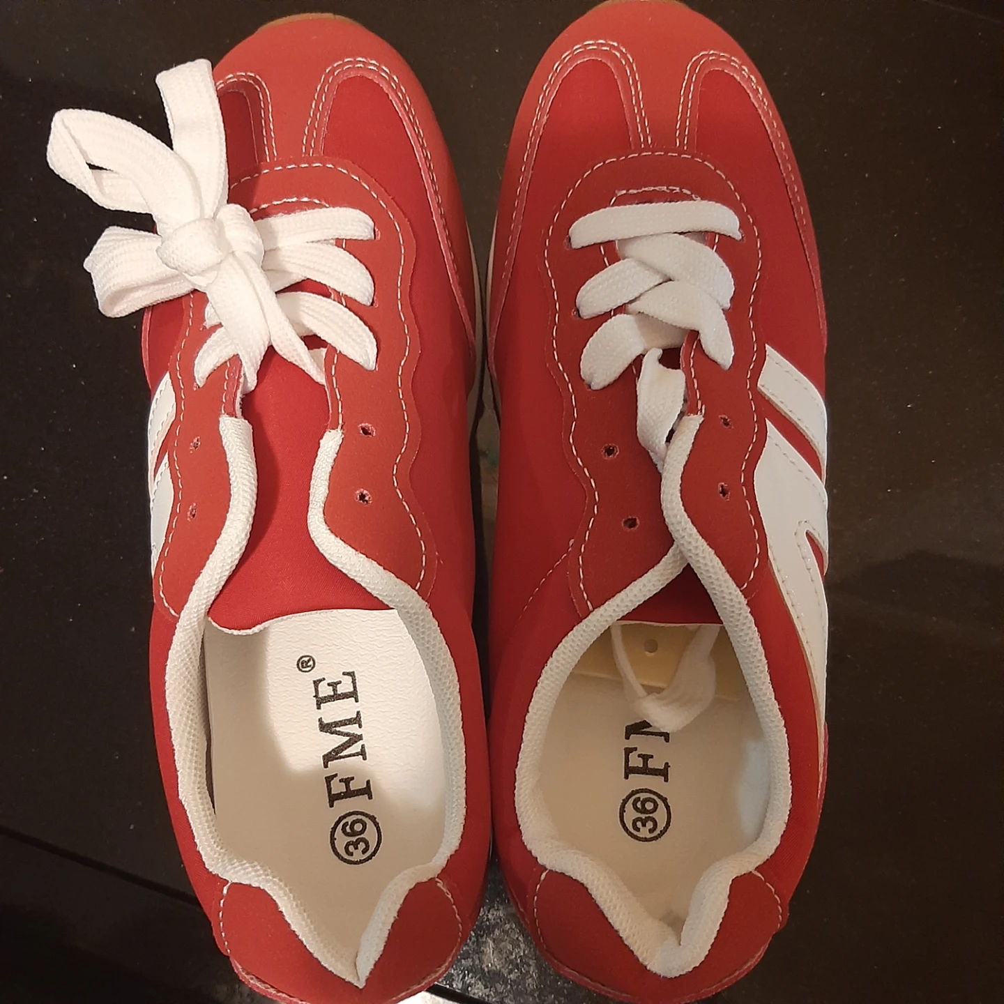 FME Red Sneakers - Size 36