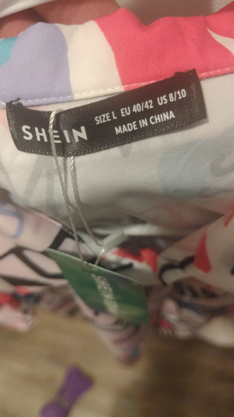 SHEIN Graphic Print Button-Up Shirt - photo 3