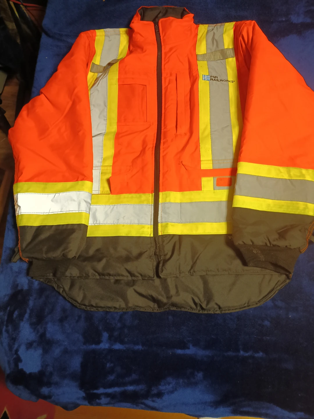Hi vis jackets and coveralls