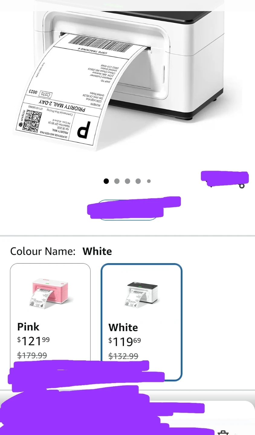 New MUNBYN Bluetooth Thermal Label Printer, 4x6 Label P - photo 2