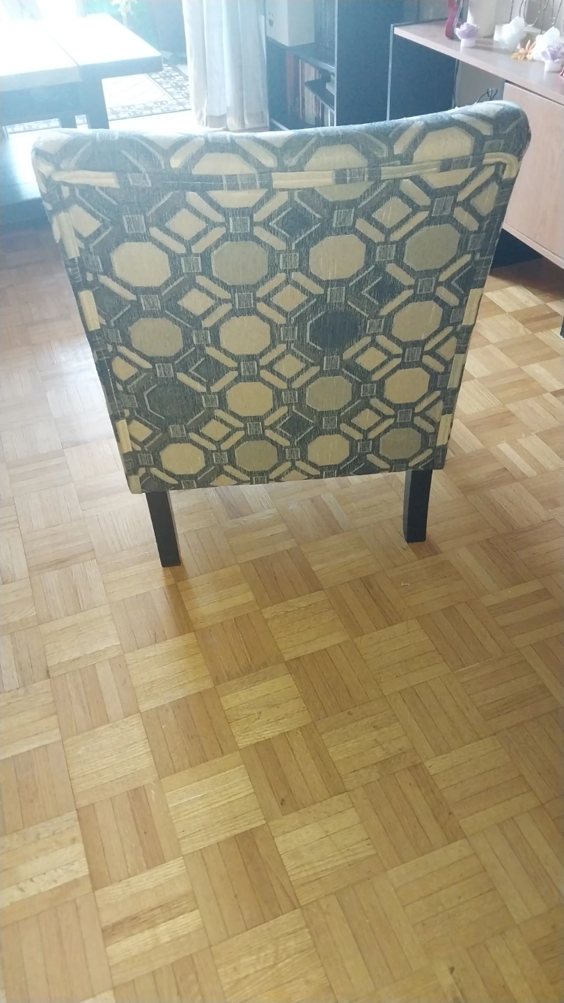 Accent Chair with Geometric Pattern - photo 3