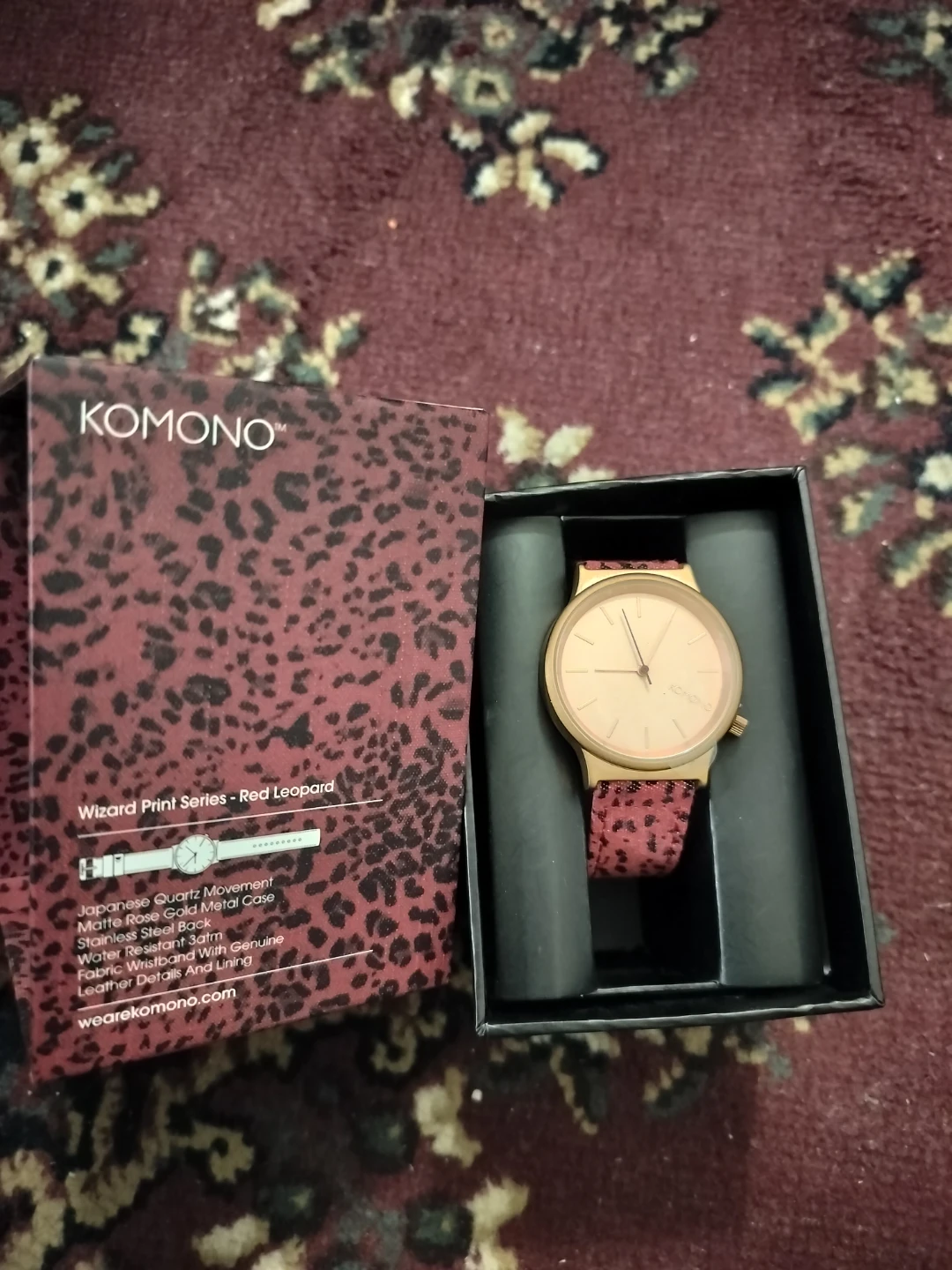 KOMONO Red Leopard Wizard Watch - photo 5